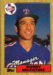 1987 Topps Baseball Cards      118     Bobby Valentine MG
